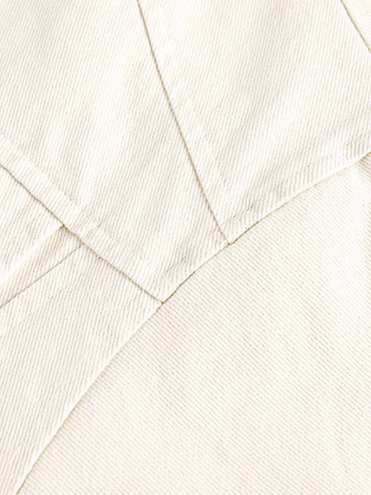 Panel Construction Button-Up Workwear Jacket