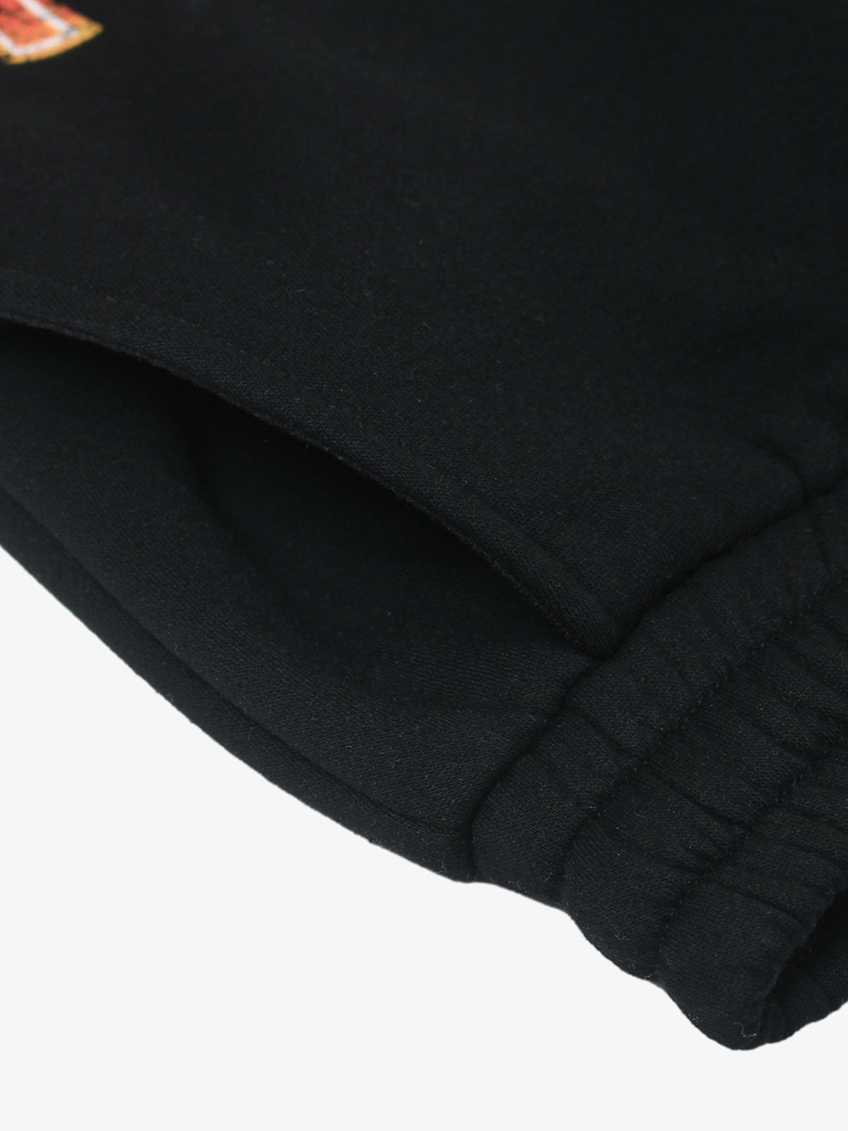 Retro Contrast Letter Star Print Fleece-Lined Sweatpants