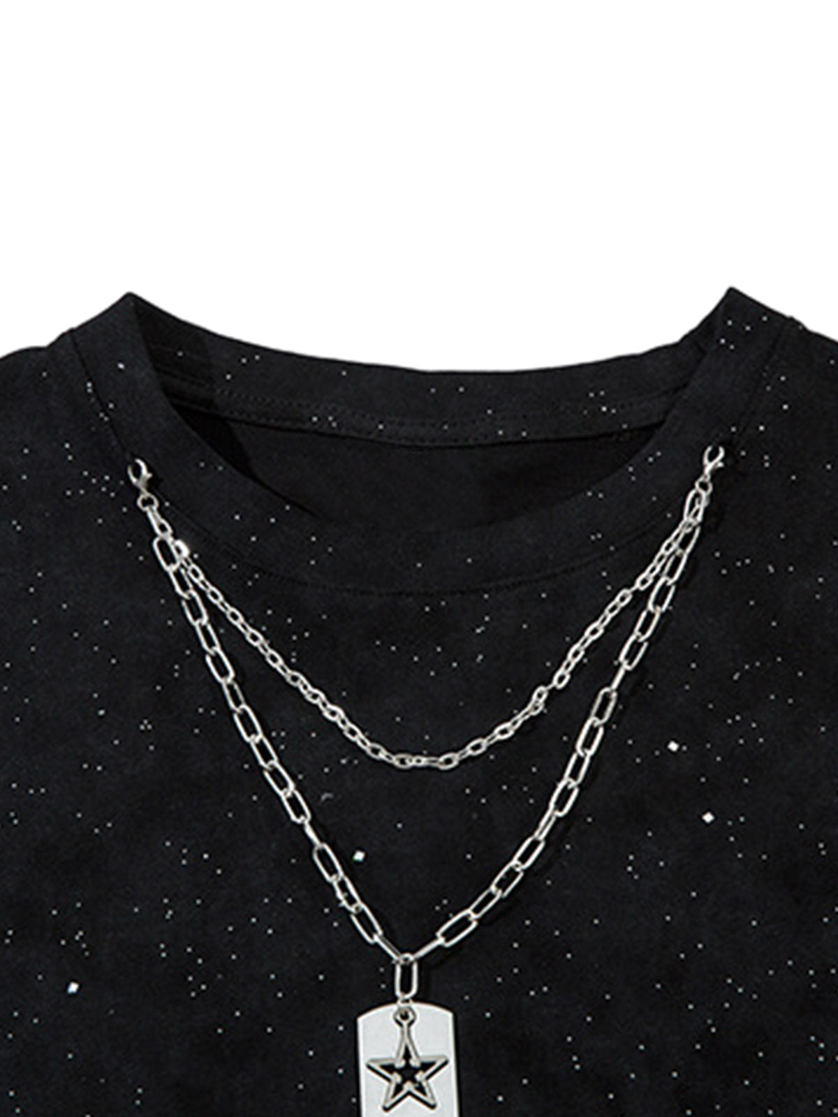 Street Chain Waistcoat Ripped Vest 