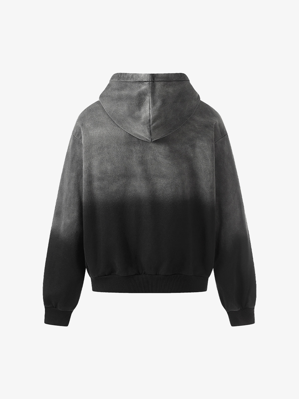 Cotton Blend Tie-Dye Hoodie with Plaid Number 23 Patch Design 