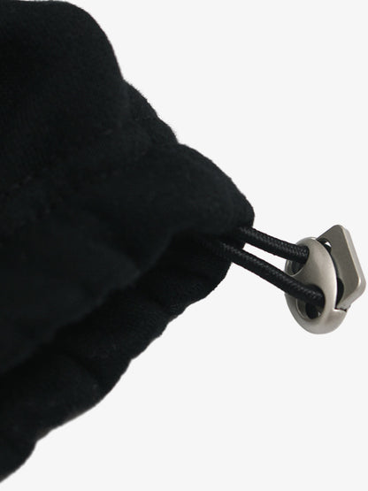 Retro Graphic Fleece-Lined Baggy Sweatpants