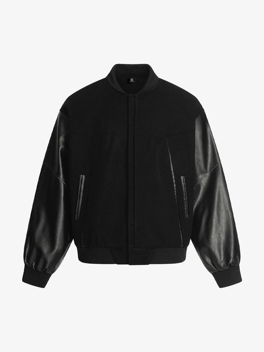 Stylish Black Bomber Jacket with Sleek Design for Modern Fashionistas 