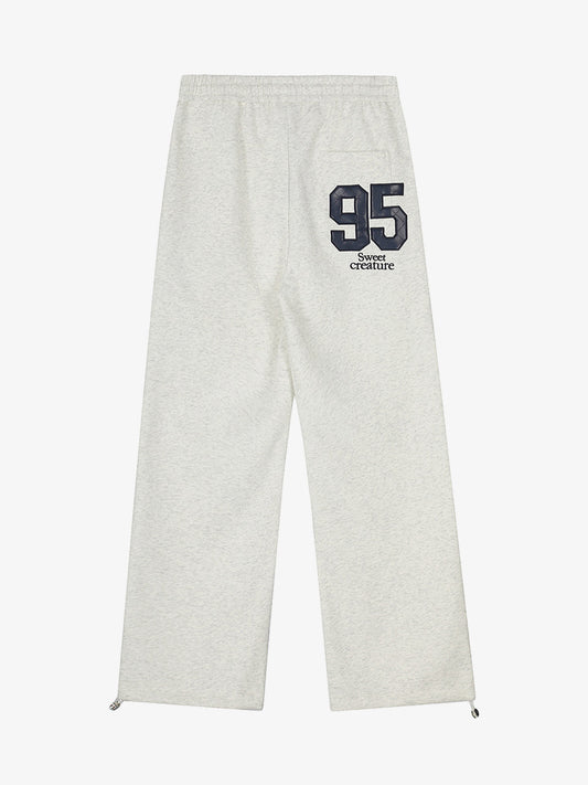Comfortable Loose Fit Sweatpants with Bold Number Design for Casual Wear 