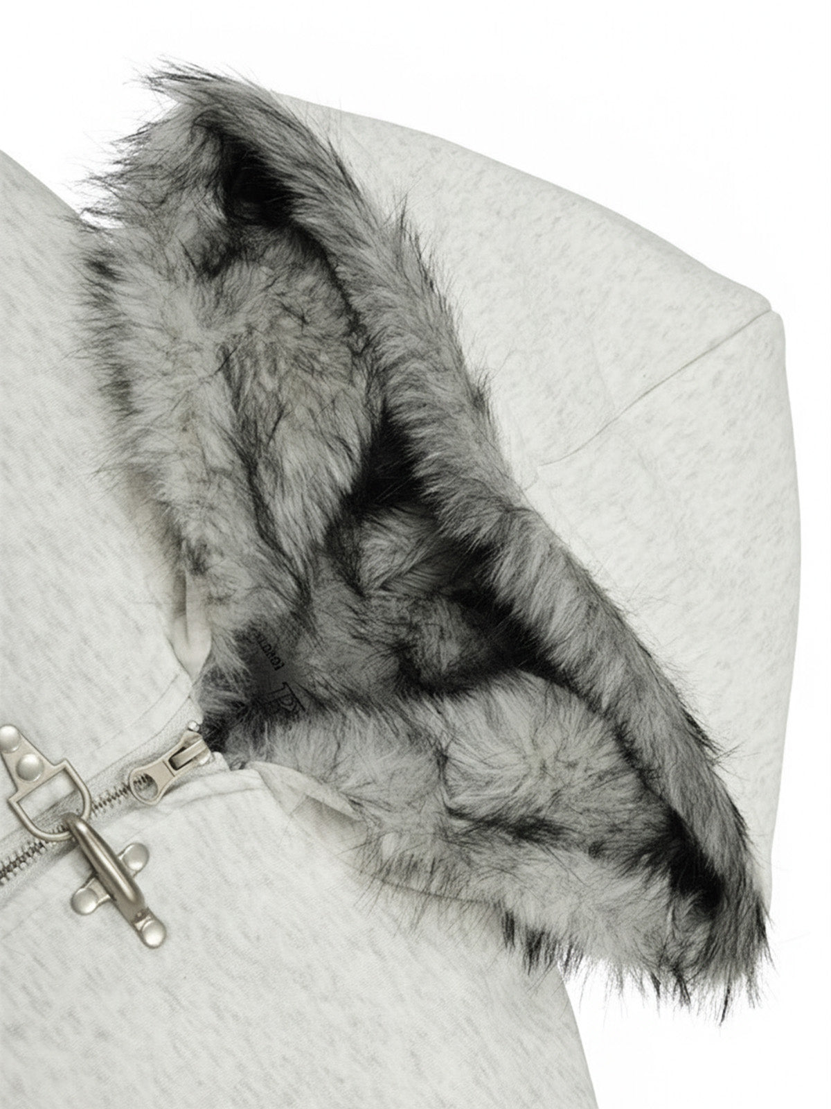 Stylish Graphic Hoodie with Faux Fur Trim for All-Season Wear 