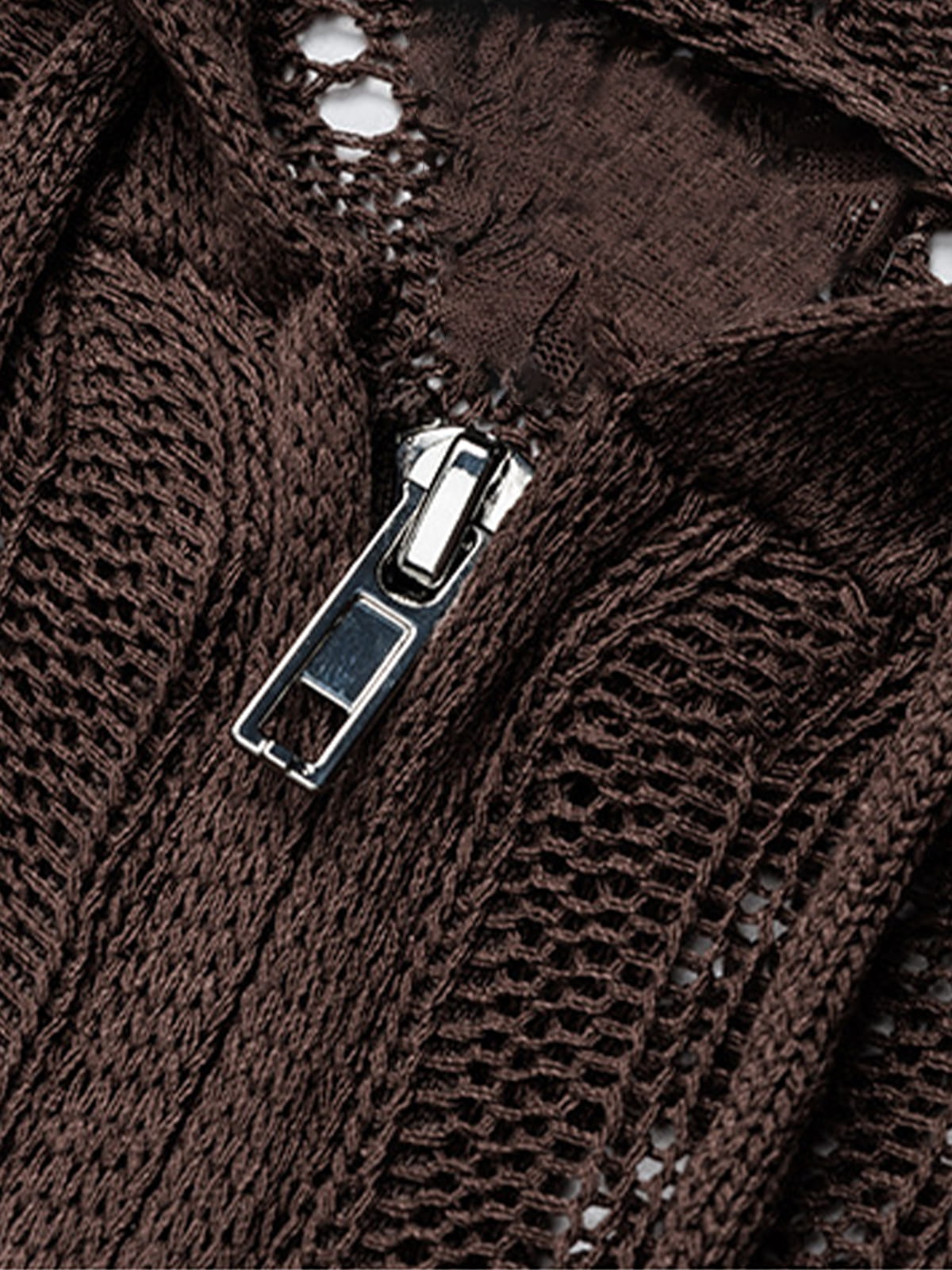 Stylish Hooded Crochet Knit Jacket for Women - Perfect for Casual and Fashionable Looks 