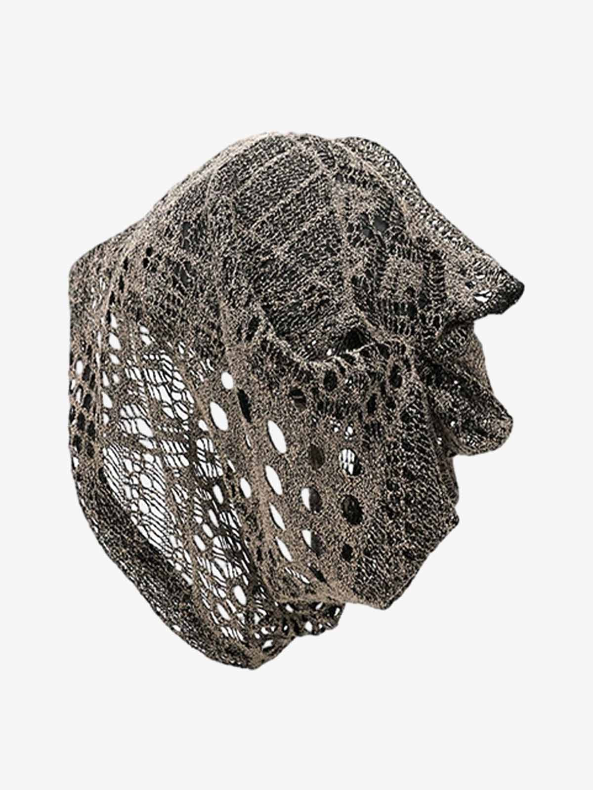 Retro Mesh Hollow Breathable Pile Hat 