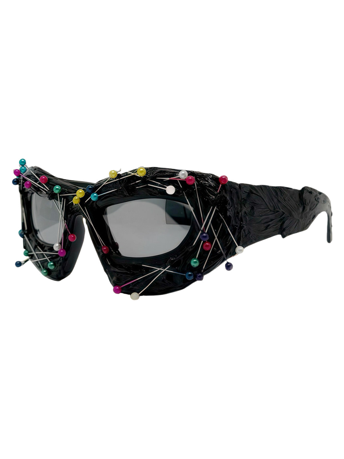 Hip Hop Punk Beaded Sunglasses