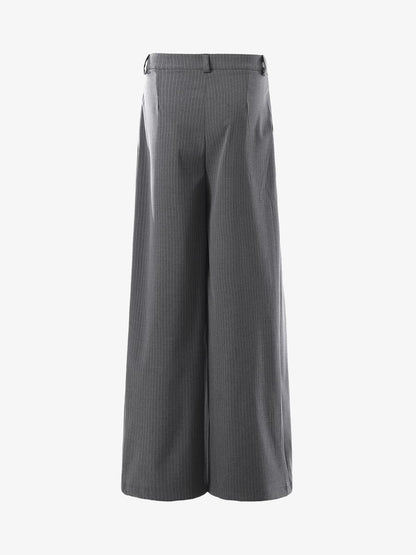 Wide-Leg Striped Trousers for Modern Elegance 