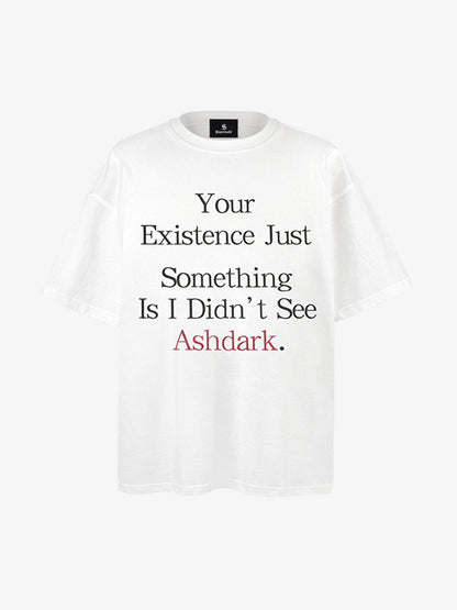 Thesupermade American Retro Color-blocked Letter Print T-shirt 