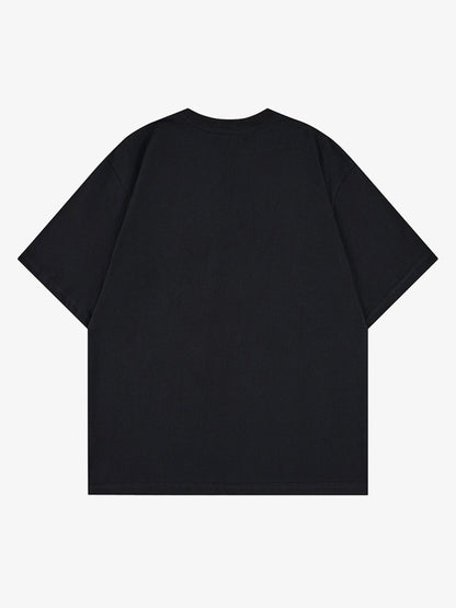 Cotton ME YOU Graphic Print Oversized T-Shirt for Men and Women?