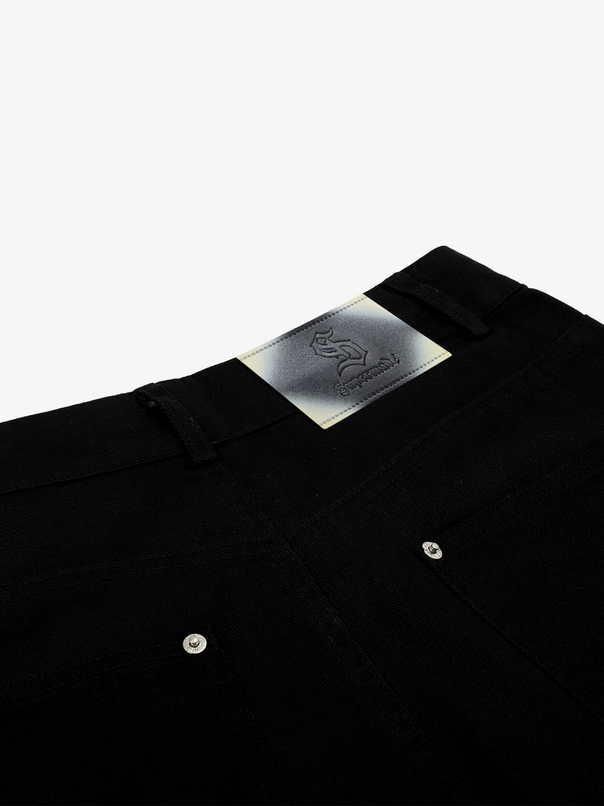 Cotton Blend Wide Leg Pants with Rhinestone Embellishment?