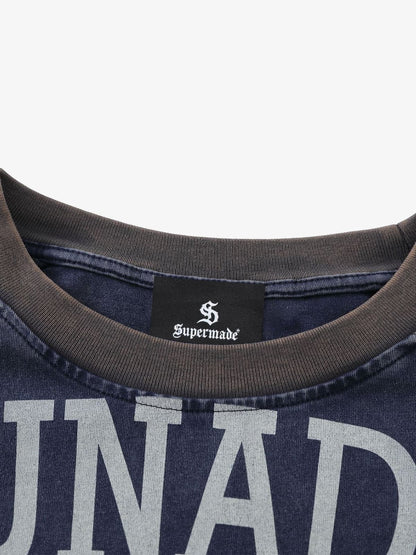 Retro-Inspired Long Sleeve Graphic Tee for Casual Wear 