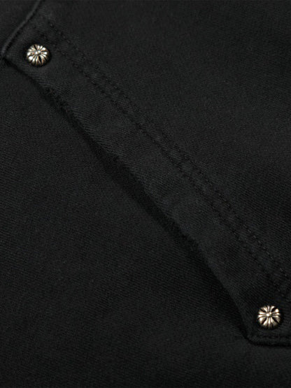 Cotton Blend Tie-Dye Hoodie with Plaid Number 23 Patch Design 