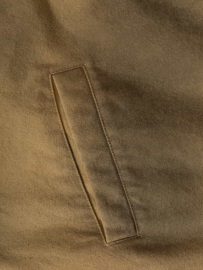 Winter-Ready Corduroy Jacket with Faux Fur Trim for Men 