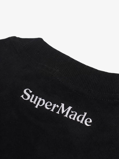 Cotton Blend Oversized Sport T-Shirt with Contrast Panels and Logo Print?