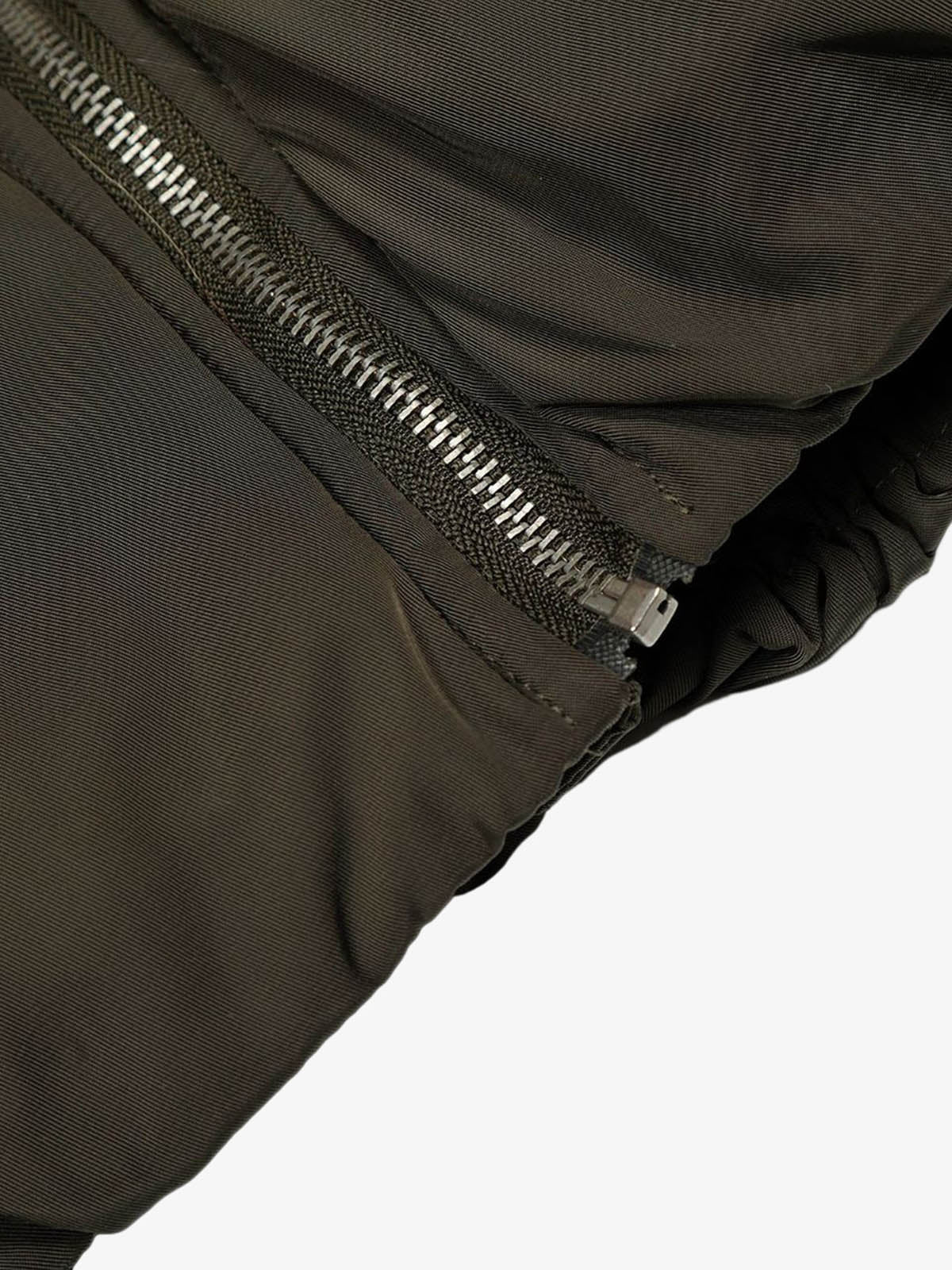 Thesupermade American Street Zipper Design Mountain Carved Fur Collar Quilted Cotton Jacket 