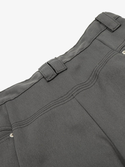 High-Waisted Wide Leg Trousers with Pleated Design for Modern Style 