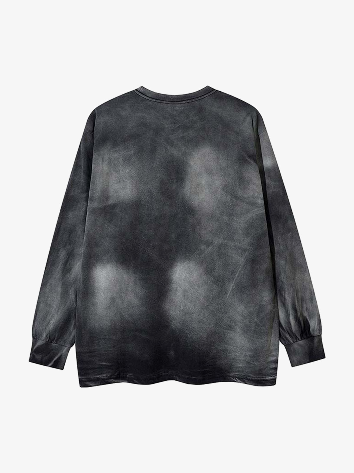 Inkjet Dirty Necklace Long-sleeved T-shirt 