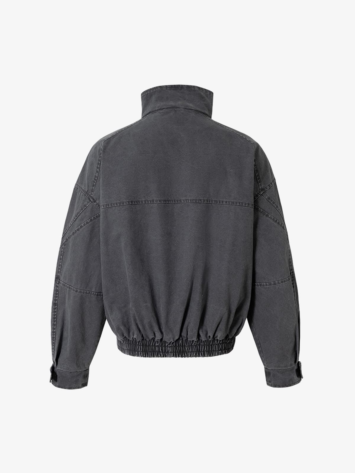 Stylish High-Collar Denim Jacket for All-Season Wear 