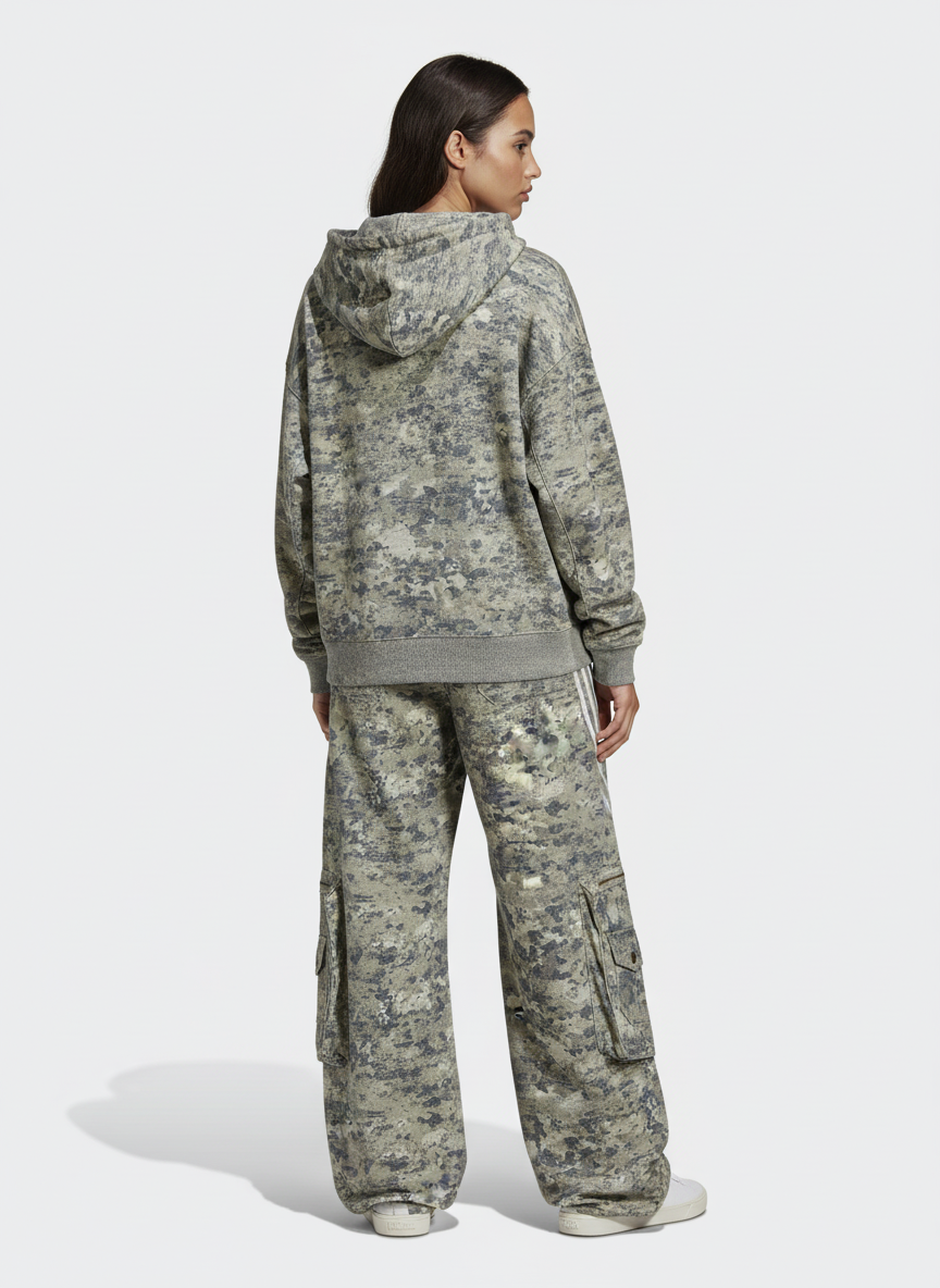 Street Camo Multi-Pocket Workwear Scimitar Pants - 2516