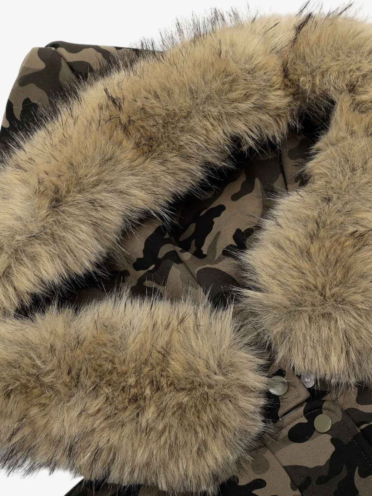 Camouflage Print Quilted Jacket for Men - Stylish and Versatile Winter Outerwear 