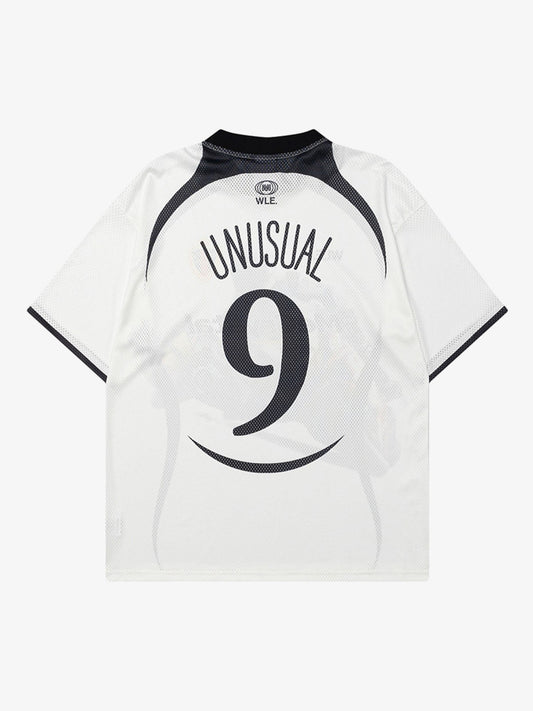 Motorcycle Racing Character Print Short-Sleeved T-shirt 