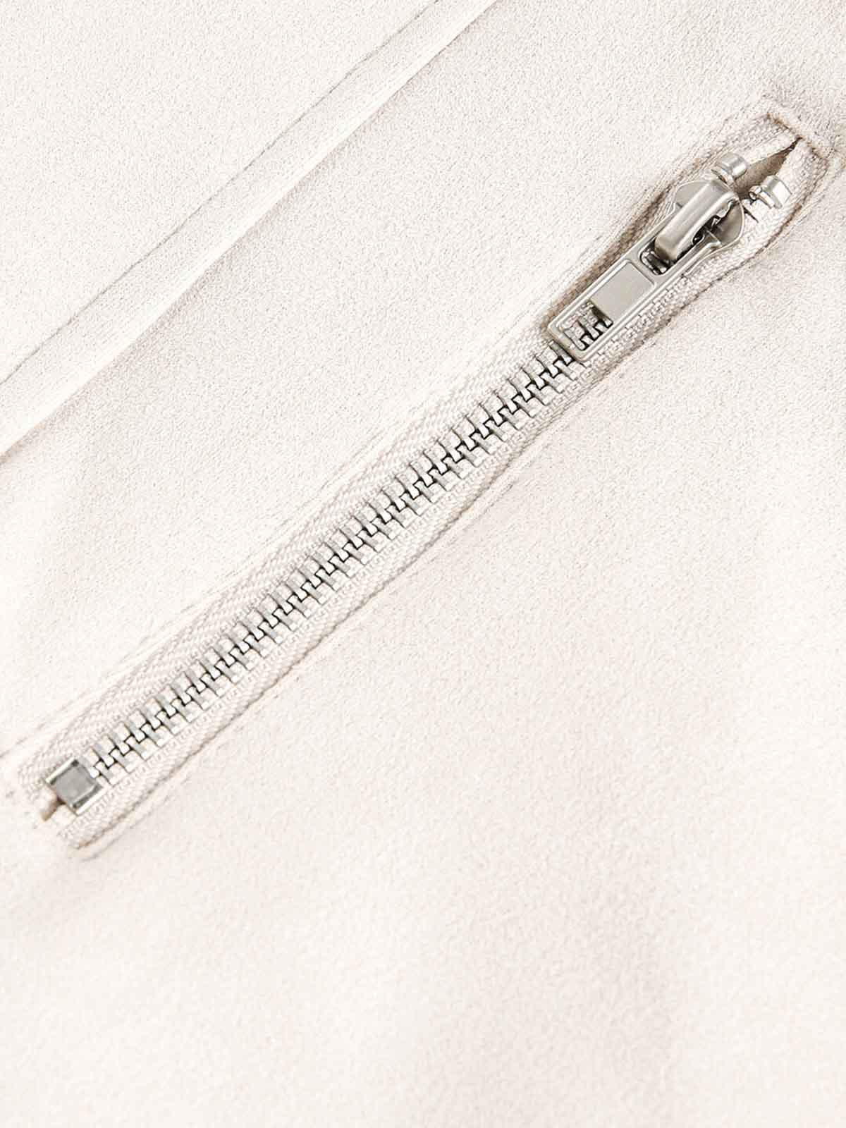 Military-Inspired Utility Shoulder Straps Zip Jacket