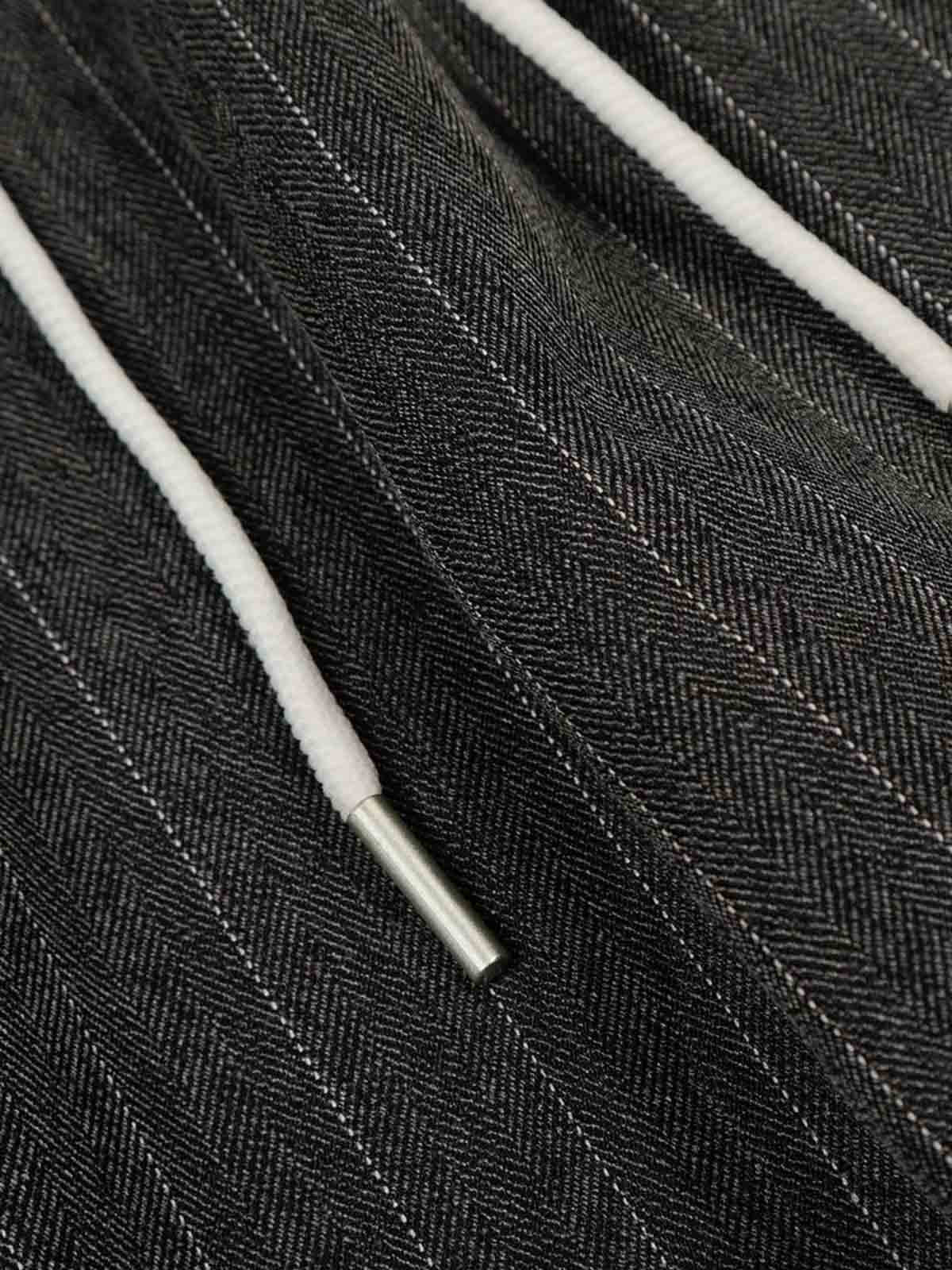 Thesupermade American Retro Color-Blocked Striped Stand-Collar Tracksuit 