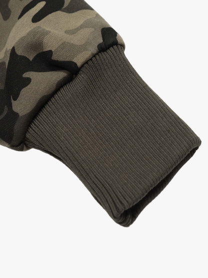 Camouflage Print Quilted Jacket for Men - Stylish and Versatile Winter Outerwear 