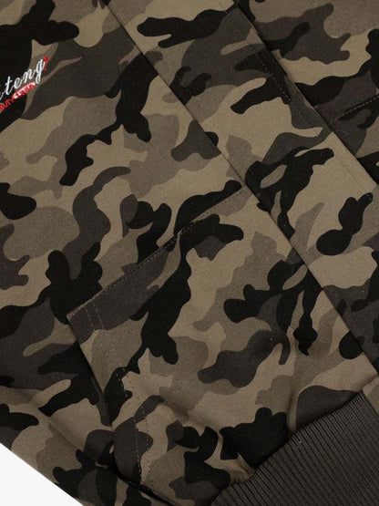 Camouflage Print Quilted Jacket for Men - Stylish and Versatile Winter Outerwear 