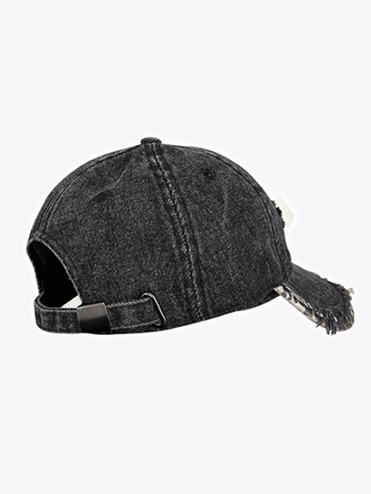 Stylish Denim Baseball Cap with Embroidered Letters for Casual Wear 