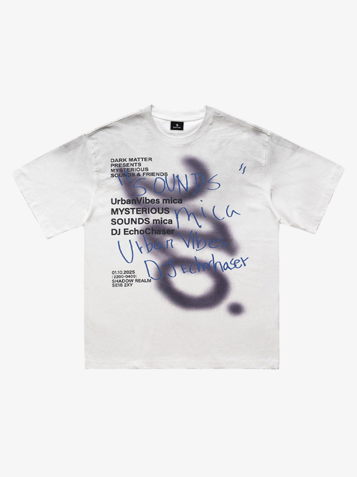 300G Cotton Spray-Marmot Distressed T-Shirt with Holes Urban Streetwear Graphic Tee?