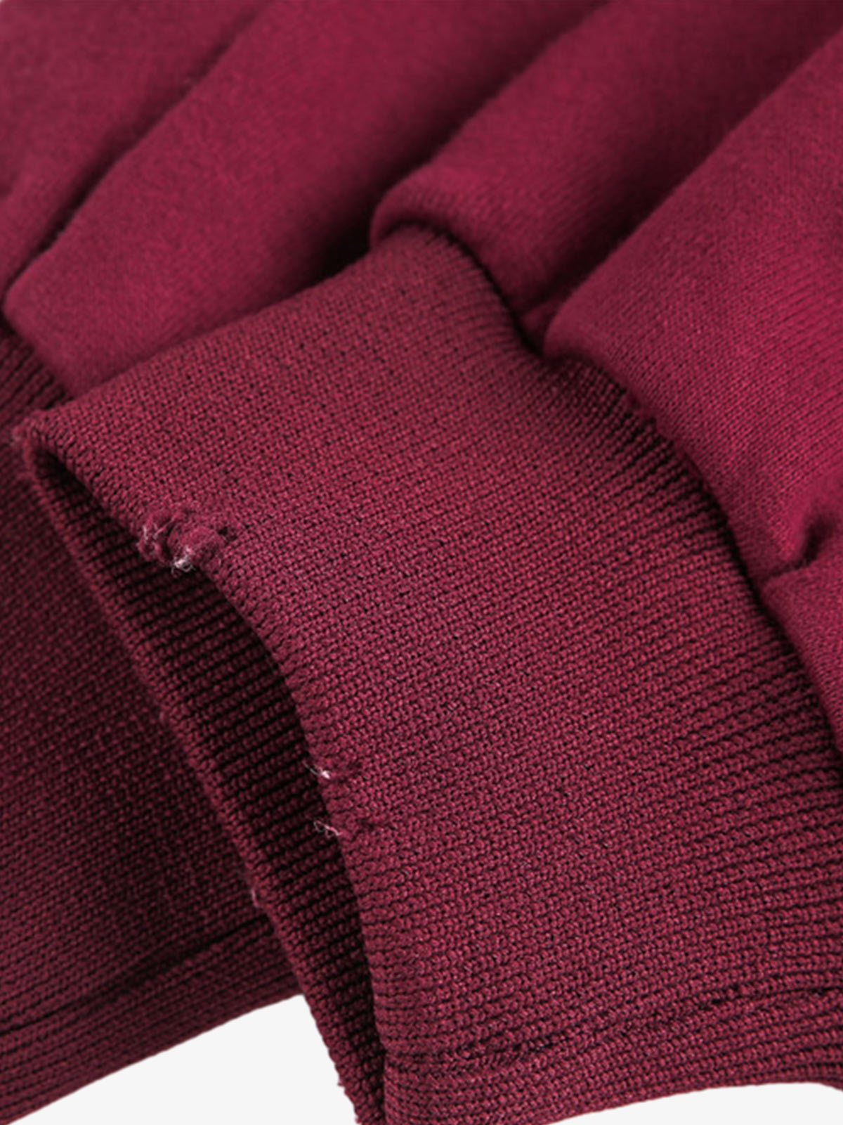 Street Distressed Half-Zip Ripped Hoodie 