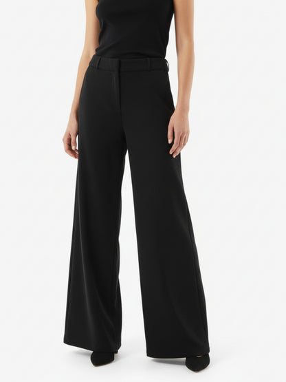High Street Belt Pleated Flared Scimitar Pants