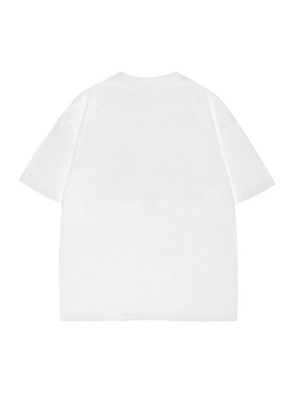 Butterfly Patch Embroidered Graphic T-Shirt 