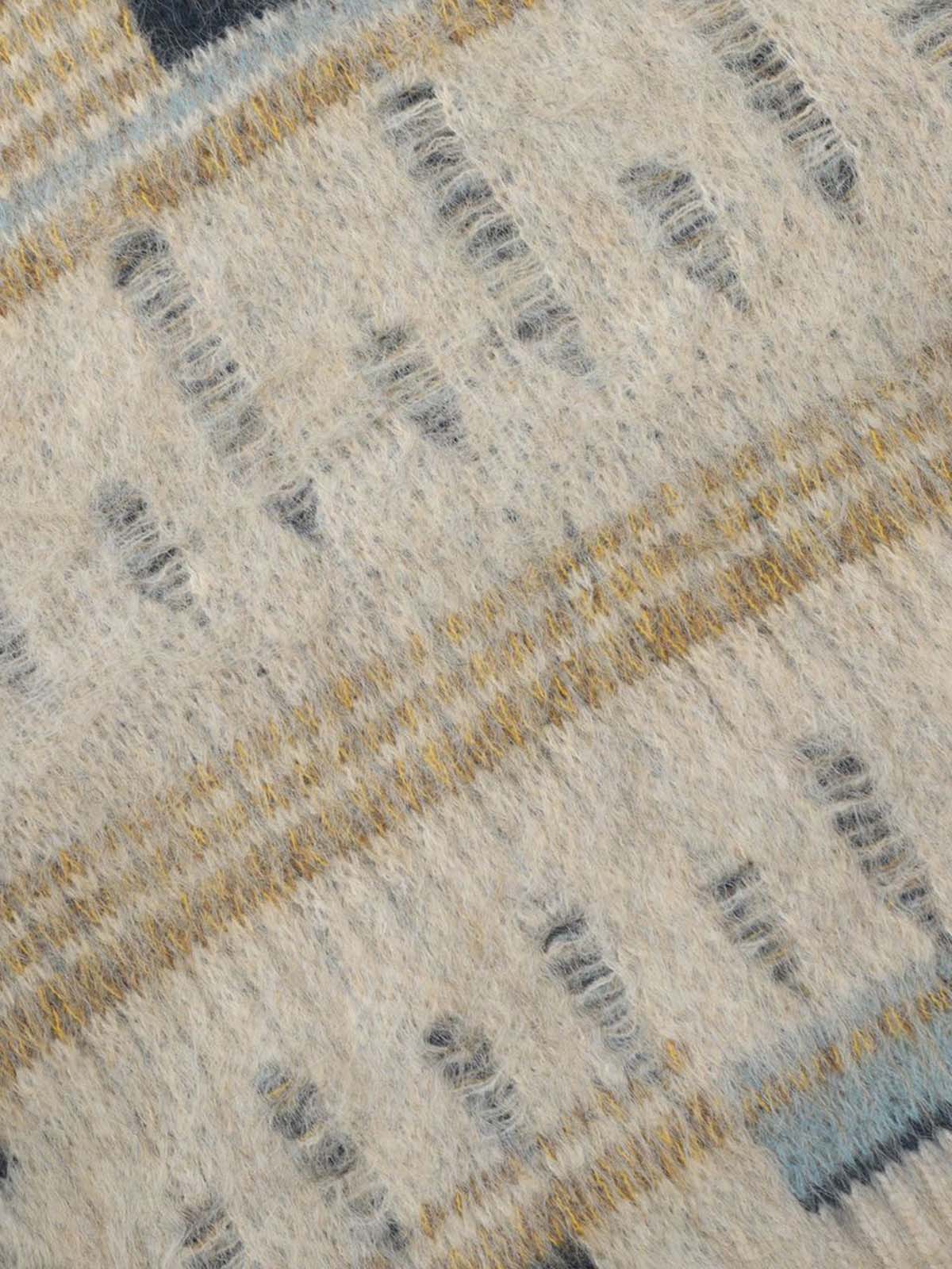 Geometric Irregular Striped Sweater 