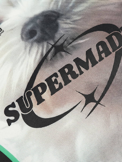 Polyester Supermade Dog Print V-Neck T-Shirt with Graphic Design for Men 