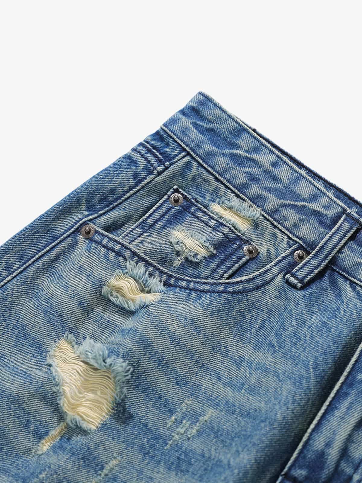 High-Waisted Wide-Leg Cargo Pants with Unique Pocket Design 