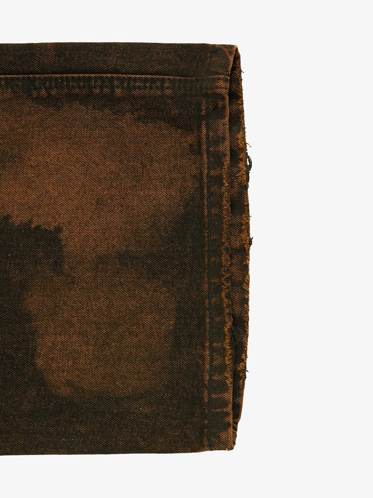 Vintage Mud-Dyed Wash Deconstructed Patchwork Jeans 