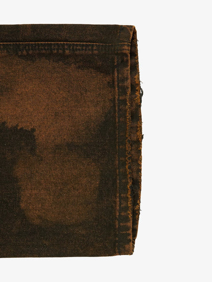 Vintage Mud-Dyed Wash Deconstructed Patchwork Jeans 