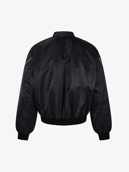 Minimalist Zip Bomber Jacket 