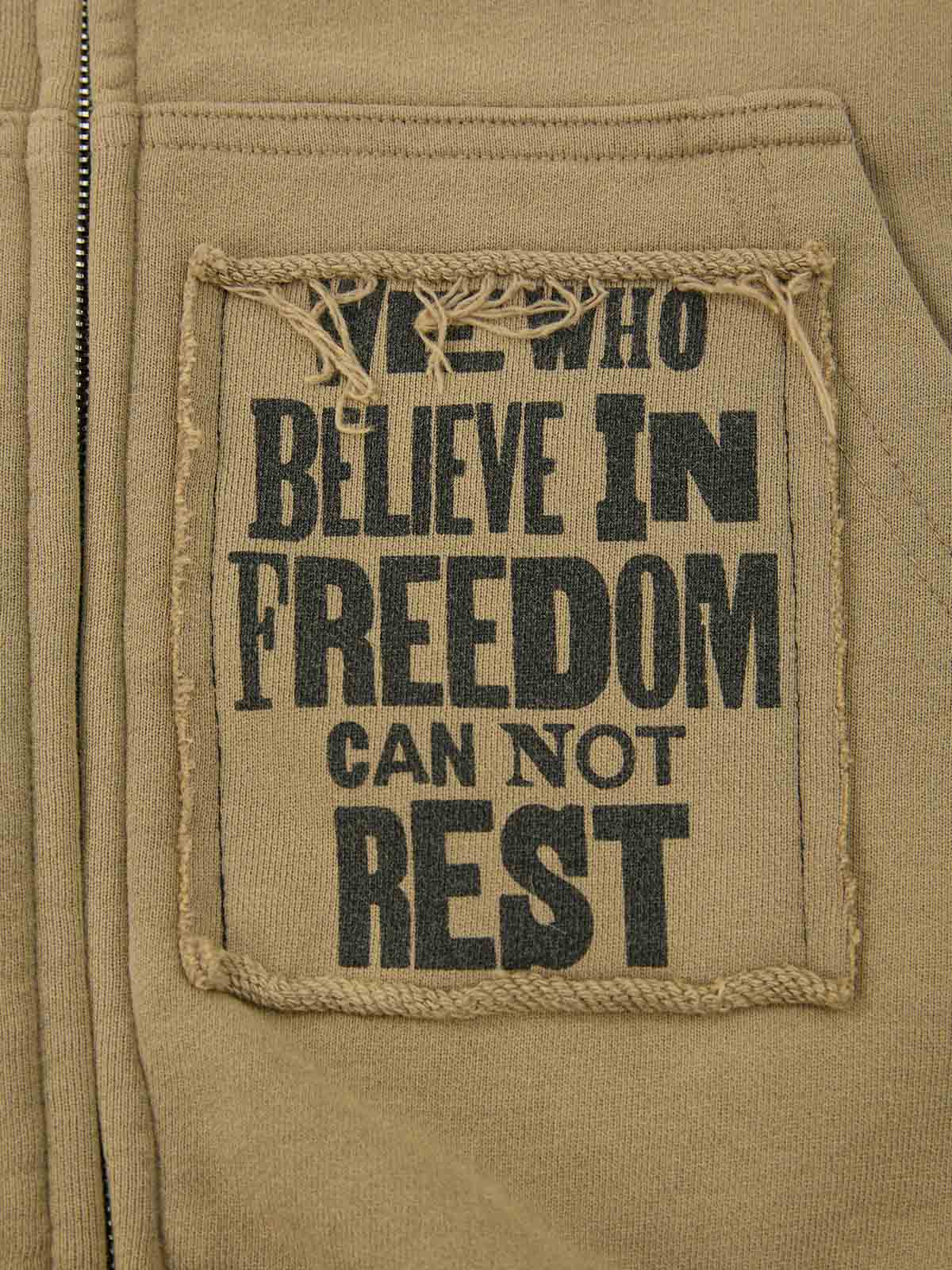 Cotton Blend Patchwork Bomber Jacket with Graphic Embroidery and Zipper Closure?