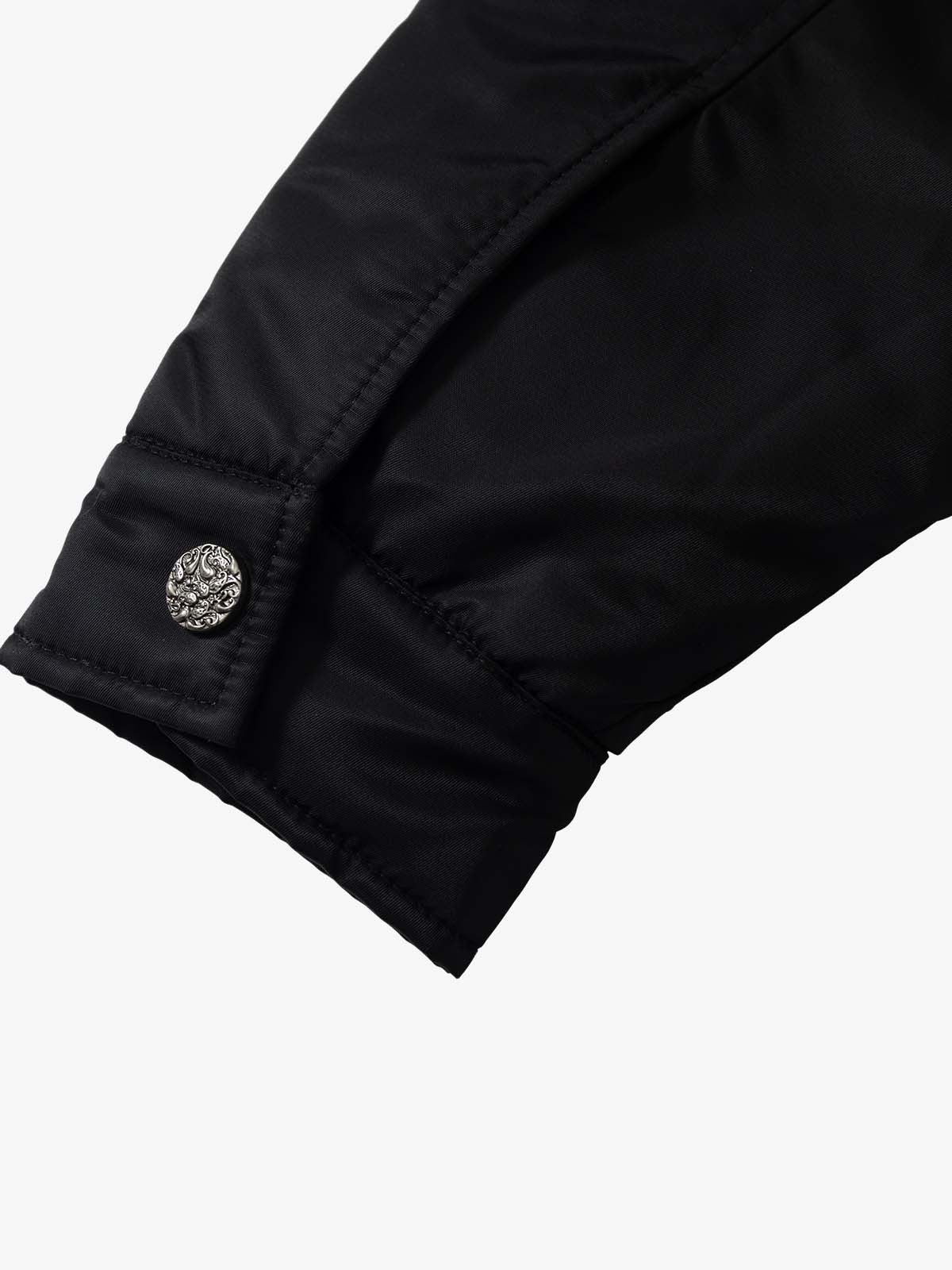 Retro Fur Collar Leopard Lined Bomber Jacket