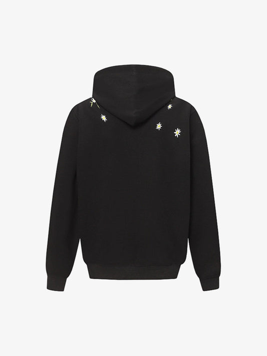 Floral Embroidered Hoodie for Men and Women - Trendy and High-Quality Design 