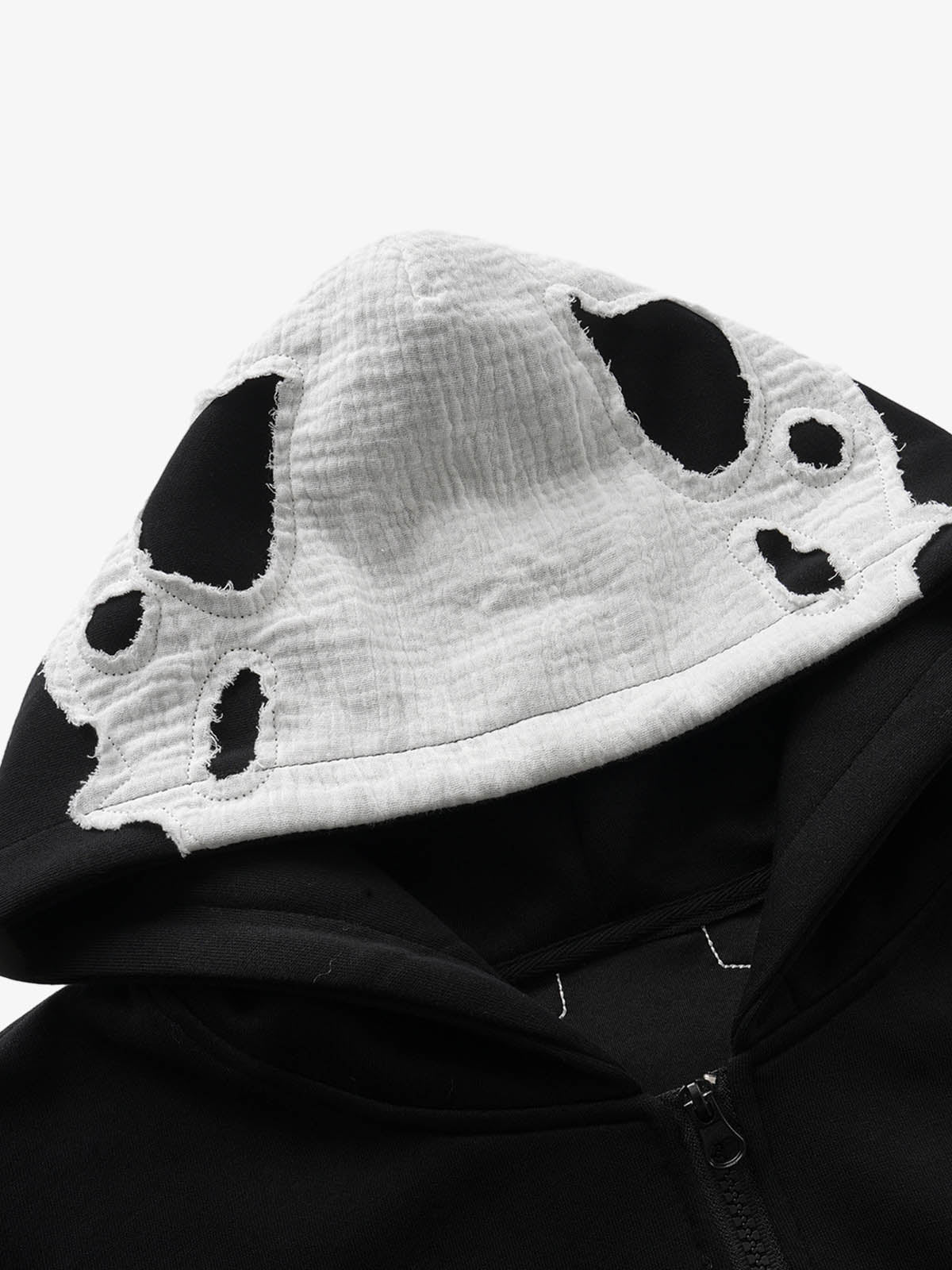 Cotton Blend Zip-Up Hoodie with Pocket Details for Men and Women 