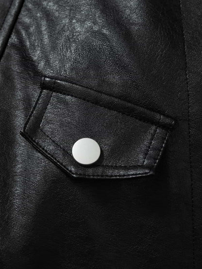 Winter-Ready Corduroy Jacket with Faux Fur Trim for Men 