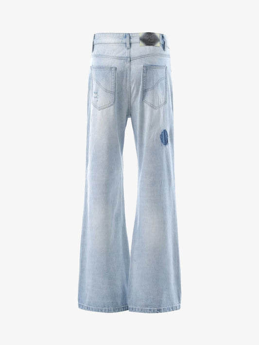 High-Waisted Wide-Leg Cargo Pants with Unique Pocket Design 