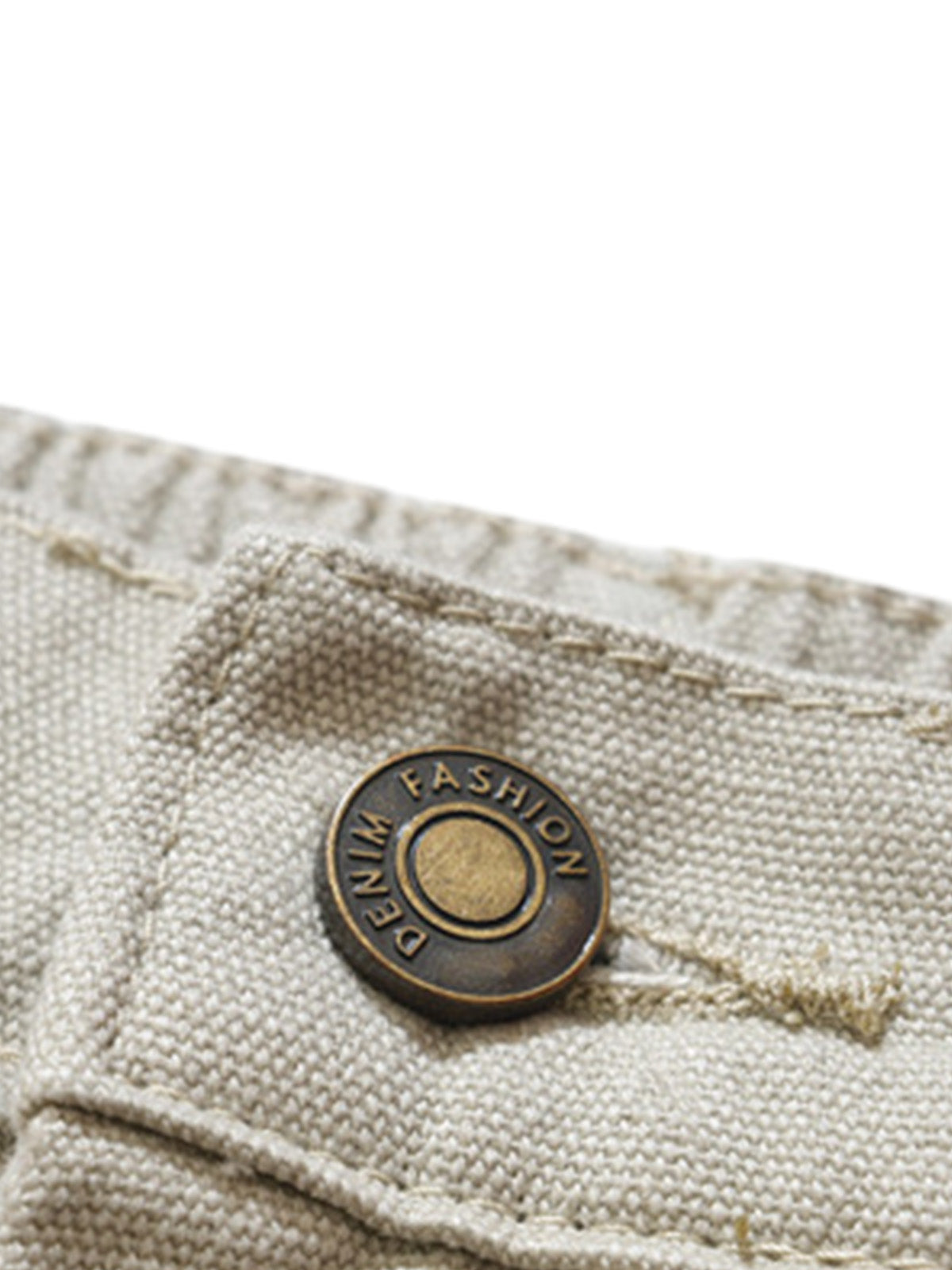 Retro Structured  Design Cargo Shorts 