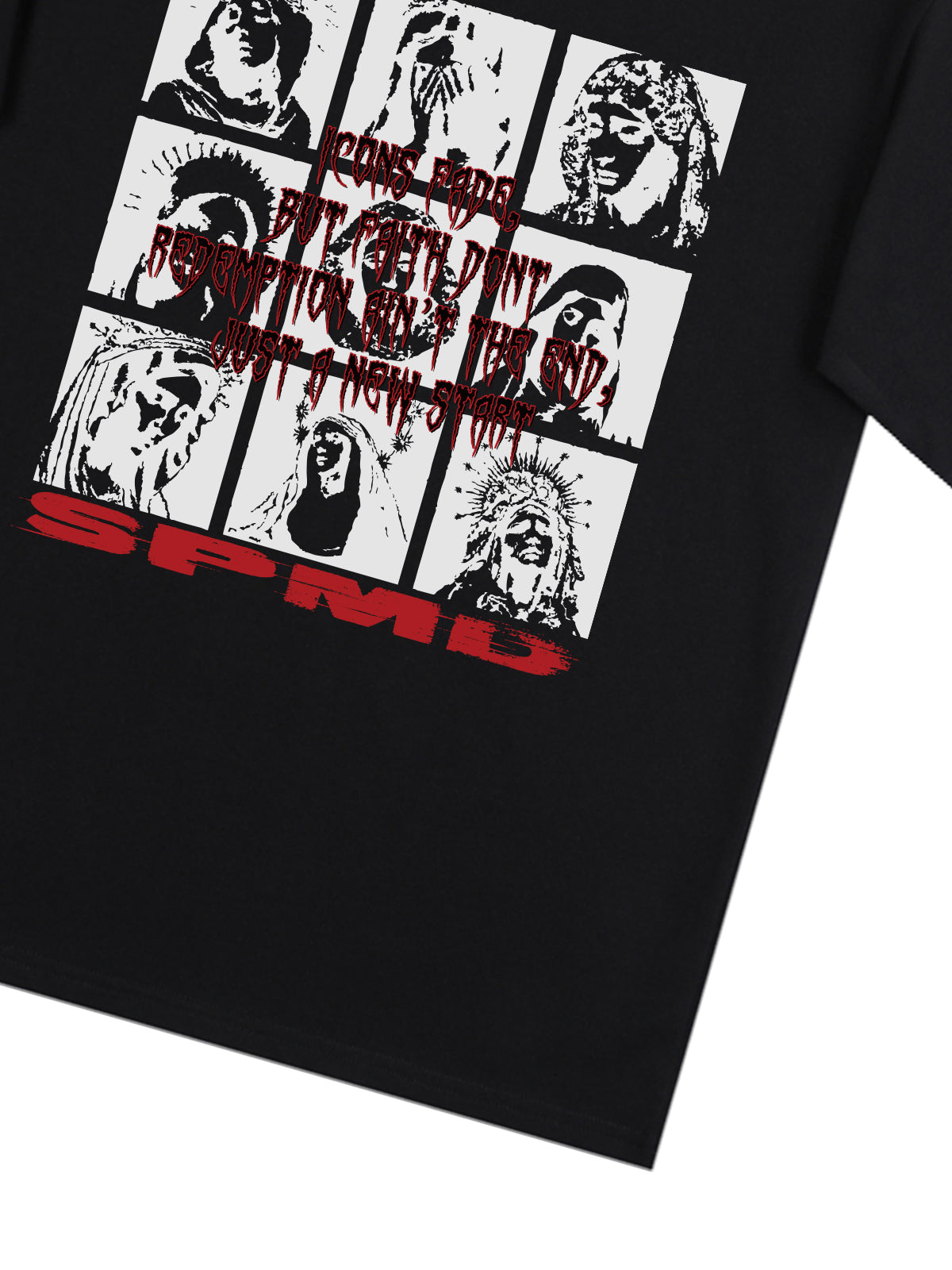 Original Saint Slogan Graphic T-Shirt 