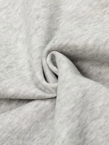 Thesupermade American Retro Gradient Letter Print Splicing Cardigan Fur Collar Coat